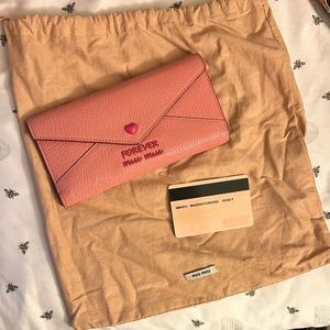 Miu miu Madras forever wallet💕